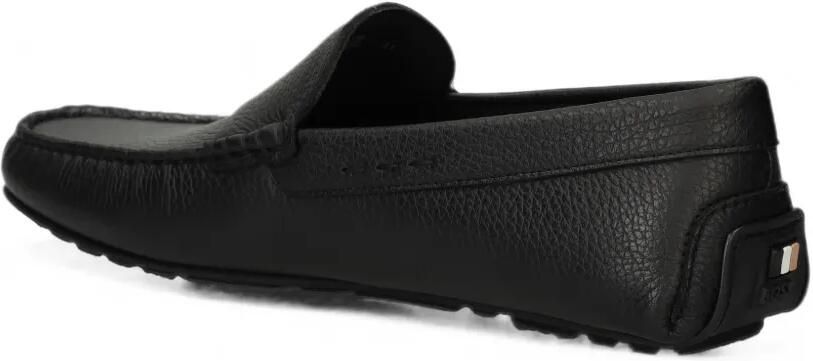 BOSS Leren loafers Zwart - Foto 3
