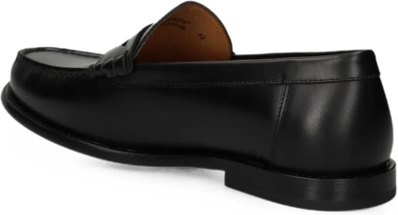 BOSS Leren mocassins met penny afwerking Zwart - Foto 3