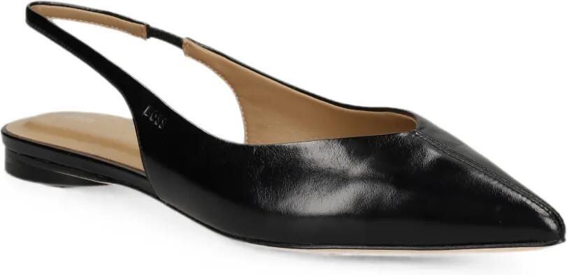 BOSS Leren slingback pumps Zwart - Foto 3