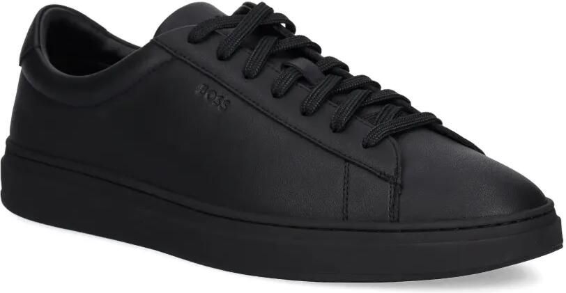 BOSS Leren sneakers met rubberen zool Zwart - Foto 3