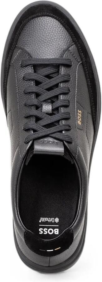 BOSS Leren sneakers Zwart - Foto 2