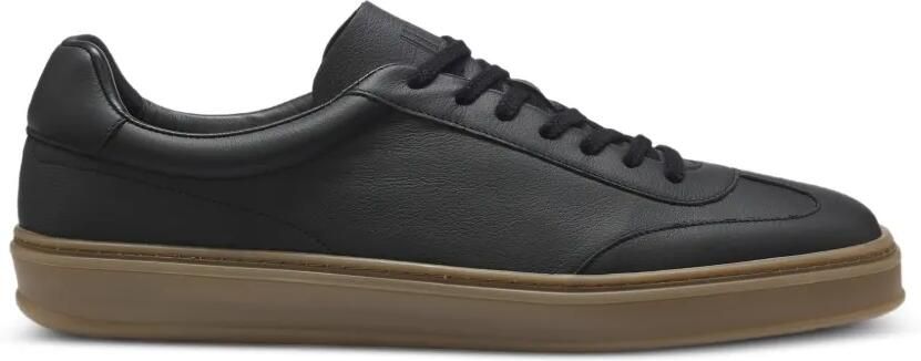 BOSS Leren sneakers Zwart