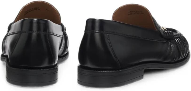 BOSS Lycia leren mocassins met Double B-monogram Zwart - Foto 4