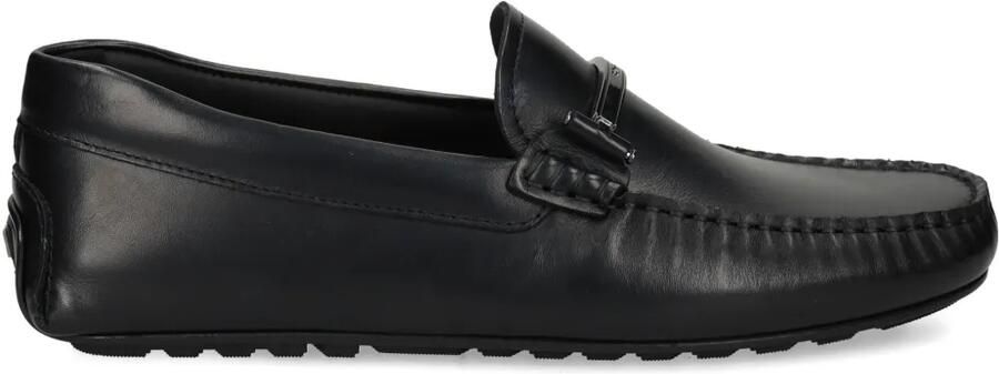 BOSS Nappaleren schoenen met logo-hardware Zwart
