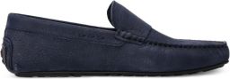 BOSS Noel leren loafers Blauw