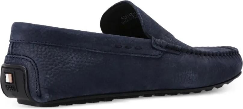 BOSS Noel leren loafers Blauw - Foto 3