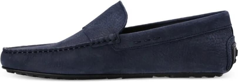 BOSS Noel leren loafers Blauw - Foto 5