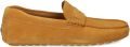 BOSS Noel suède loafers Geel - Geel