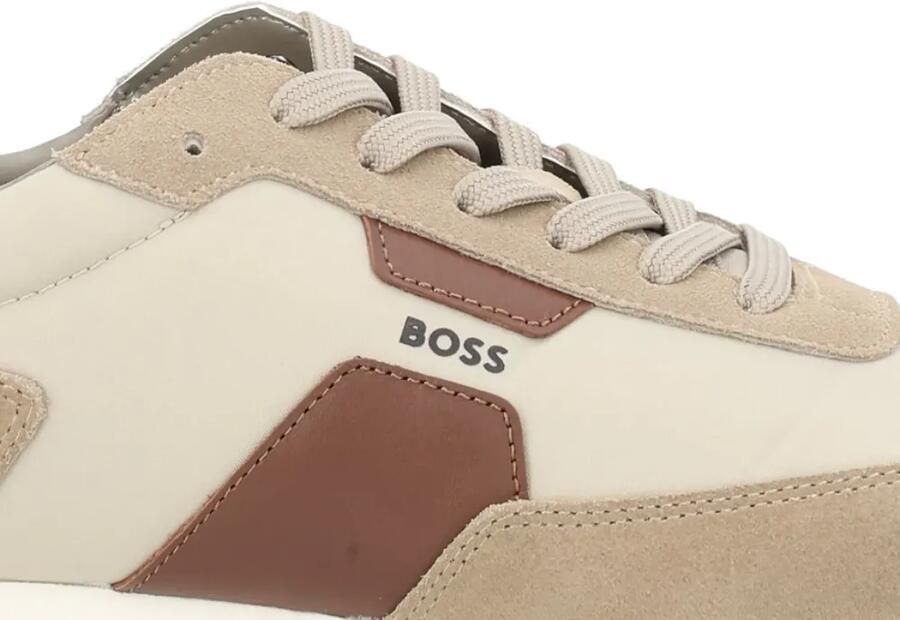 BOSS Parkour Runn low-top sneakers met vlakken Beige - Foto 2