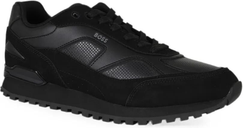 BOSS Parkour Runn sneakers met logoprint Zwart