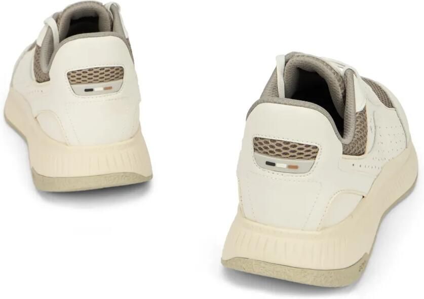 BOSS perforated mesh-panel sneakers Beige - Foto 3