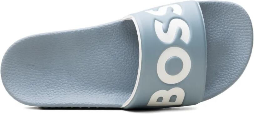 BOSS Slippers met logo-reliëf Blauw - Foto 2