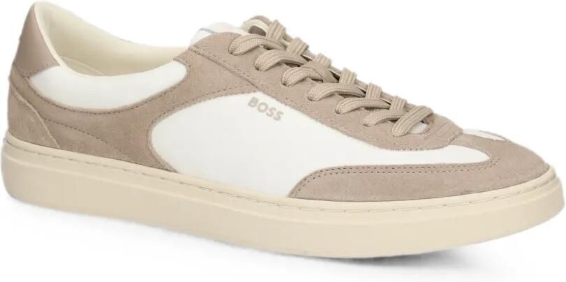 BOSS Sneakers met colourblocking Wit