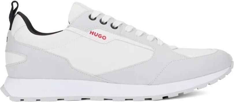 BOSS Sneakers met logo Beige