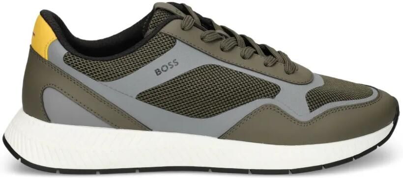 BOSS Sneakers met logoprint Groen
