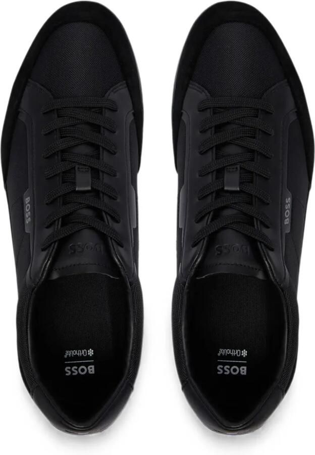BOSS Sneakers met suède vlakken Zwart - Foto 2
