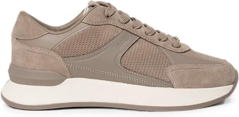 BOSS Sneakers met vlakken Beige