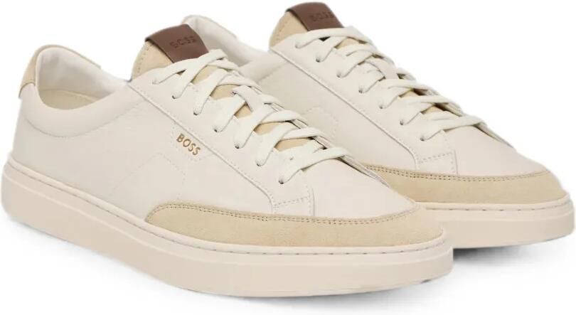 BOSS Sneakers met vlakken en logoprint Beige - Foto 4