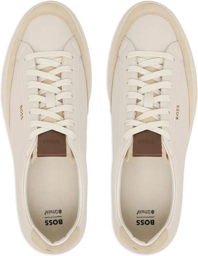 BOSS Sneakers met vlakken en logoprint Beige - Foto 2
