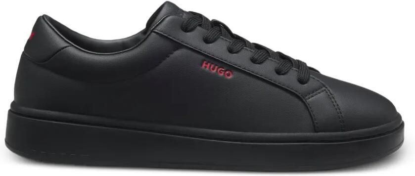 BOSS Sneakers van imitatieleer met contrasterend logo Zwart