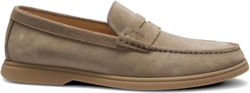 BOSS Suède loafers Beige