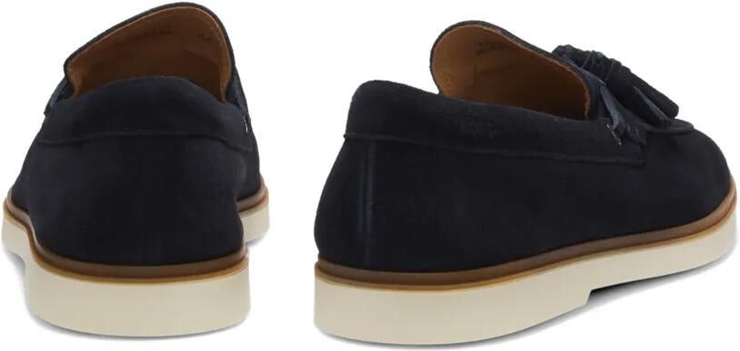 BOSS Suède loafers Blauw - Foto 4