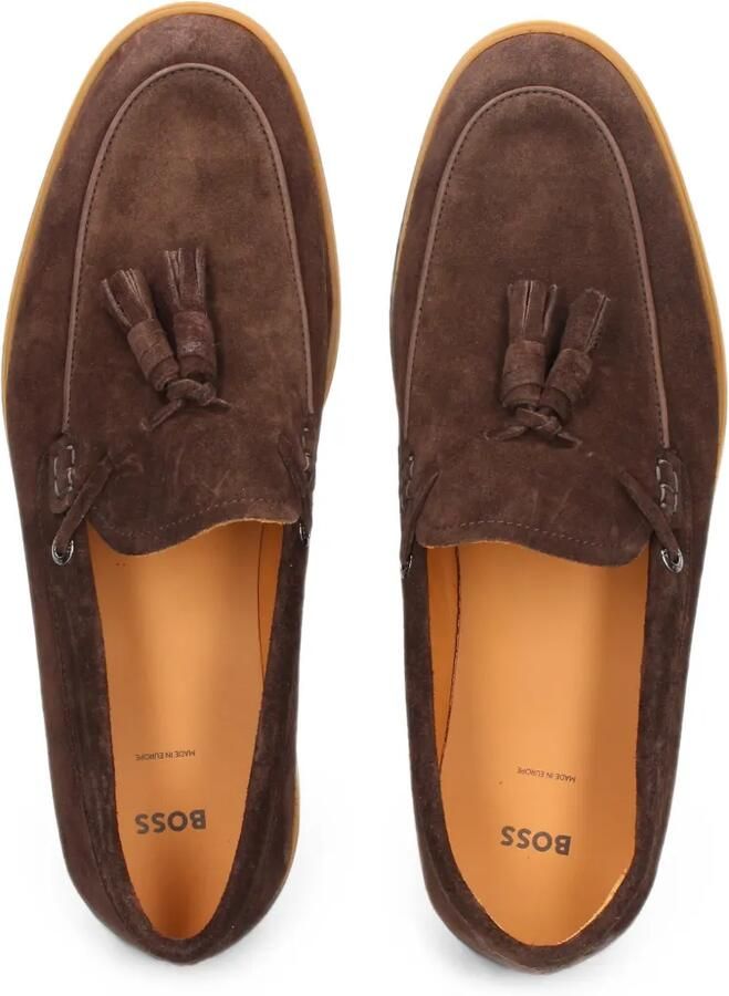 BOSS Suède loafers Bruin - Foto 2
