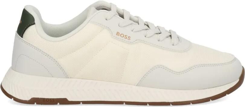BOSS Titanium sneakers met vlakken Beige