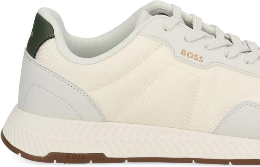 BOSS Titanium sneakers met vlakken Beige - Foto 2