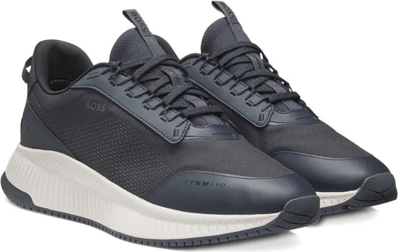 BOSS TTNM Evo sneakers met getextureerde stof Blauw - Foto 5