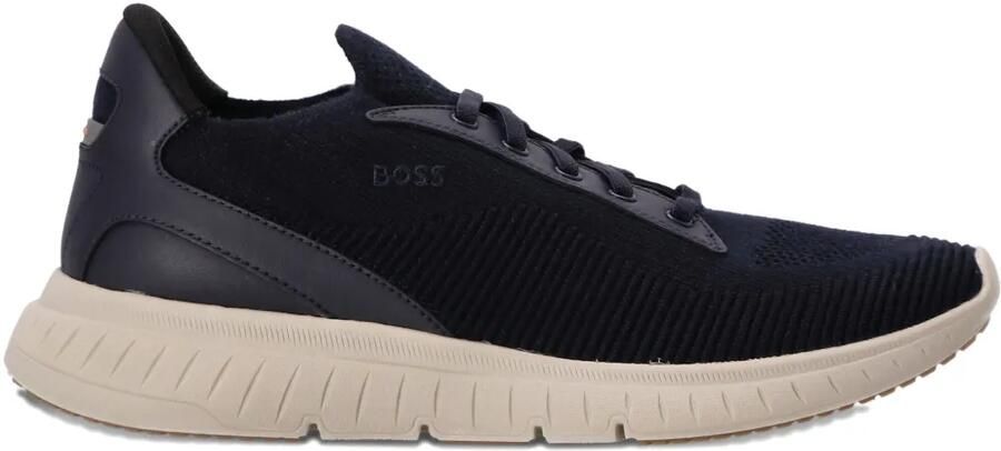 BOSS TTNM Evo sneakers met vlakken Blauw