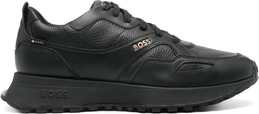 BOSS Waterproof GORE-TEX sneakers van gepolijst leer Zwart - Foto 1