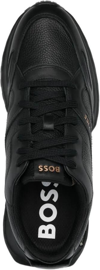 BOSS Waterproof GORE-TEX sneakers van gepolijst leer Zwart - Foto 4