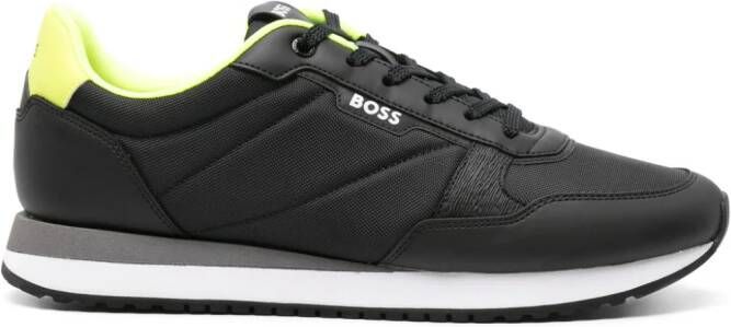 BOSS Kai sneakers met vlakken Zwart