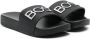 BOSS Kidswear Slippers met logo-reliëf Zwart - Thumbnail 1