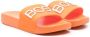 BOSS Kidswear Slippers met logo-reliëf Oranje - Thumbnail 1