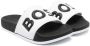 BOSS Kidswear Slippers met logo-reliëf Wit - Thumbnail 1