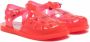 BOSS Kidswear Jelly schoenen met logoprint Rood - Thumbnail 1