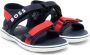 BOSS Kidswear Sandalen met klittenband Blauw - Thumbnail 1