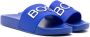 BOSS Kidswear Slippers met logo-reliëf Blauw - Thumbnail 1