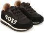 BOSS Kidswear Sneakers met logoprint Zwart - Thumbnail 1