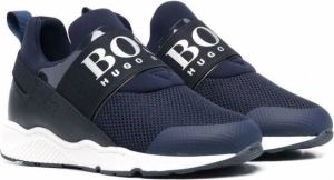 BOSS Kidswear Low-top sneakers Blauw