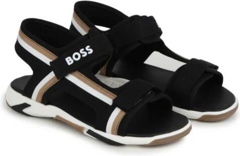 BOSS Kidswear Sandalen met klittenband Zwart