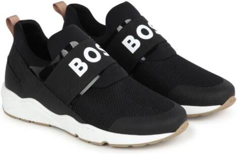 BOSS Kidswear Slip-on sneakers Zwart