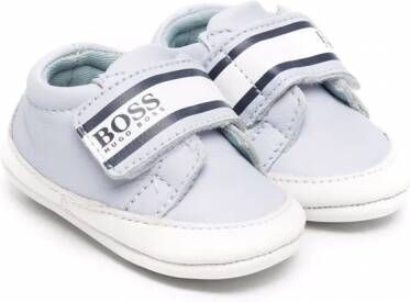 BOSS Kidswear Sneakers met klittenband Blauw