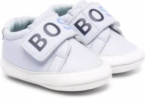 BOSS Kidswear Sneakers met klittenband Blauw