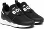 BOSS Kidswear Sneakers met logoprint Zwart - Thumbnail 1