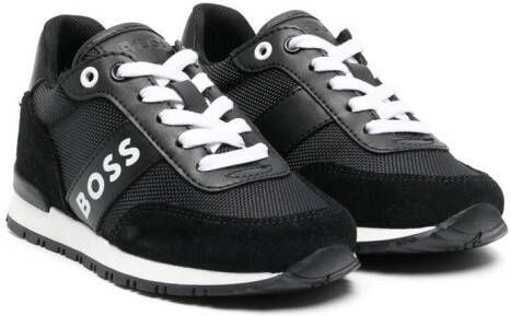 BOSS Kidswear Low-top sneakers Zwart
