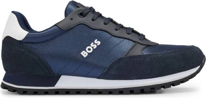 BOSS Sneakers met vlakken Blauw