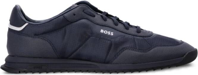 BOSS Sneakers met vlakken Blauw